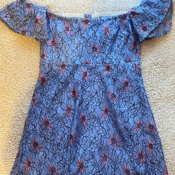 NWOT Avec Les Filles- Lace Button-Down Dress, SIZE US 4 - Picture 7 of 9